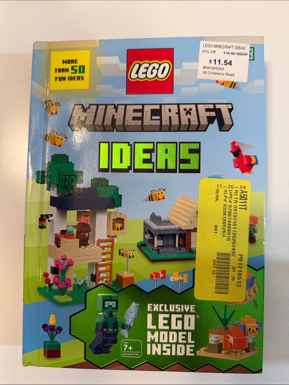 Lego Minecraft Ideas Book - Blue, Green, Yellow, Red